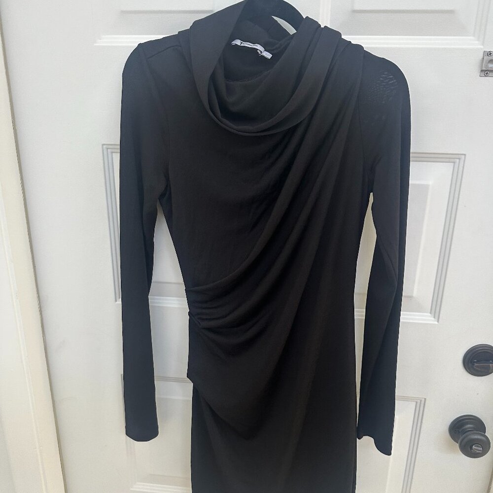 Alexander Wang black Jersey Hooded Dress